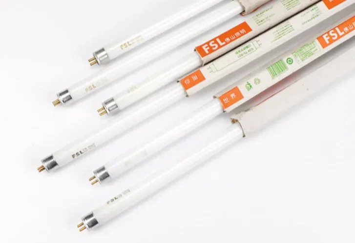 

T5 Fluorescent Tube Lamp 2-pin Double Ended Three-Color Energy-Saving Ballast 8w 14w 3PCS