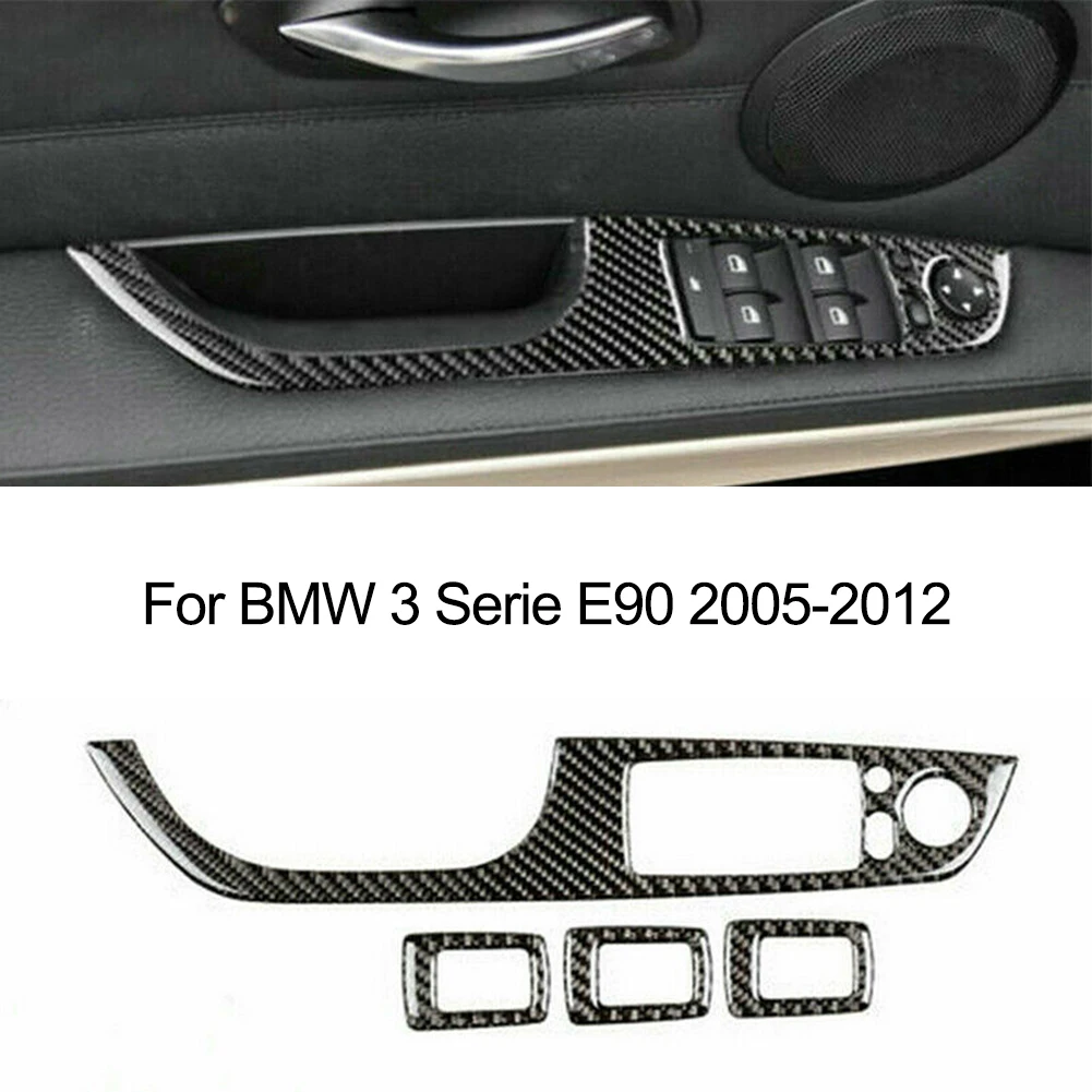 Carbon Fiber Door Glass Switch Button Cover Trim Sticker For BMW 3 Series E90 2005-2012 Car Interior Accessories
Carbon Fiber Door Glass Switch Button Cover Trim Sticker For BMW 3 Series E90 2005-2012 Car Interior Accessories