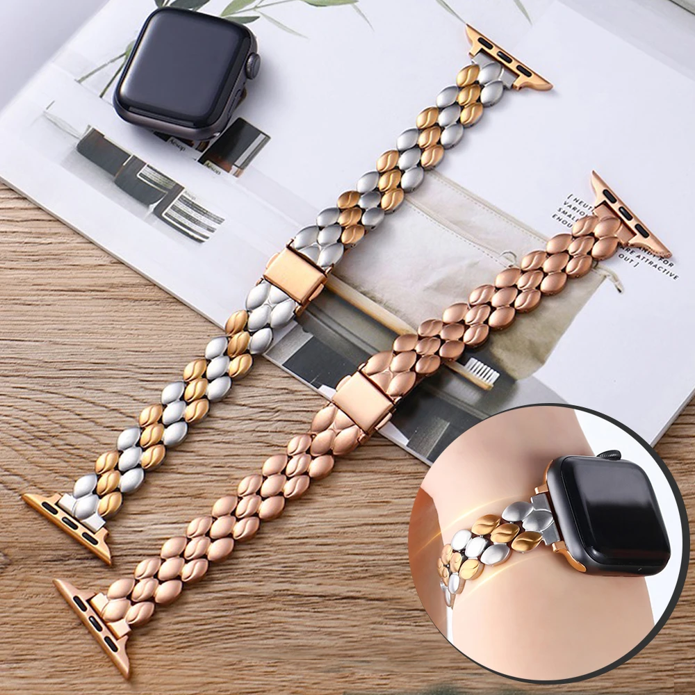 Luxury Slim Bracelet for Apple Watch 8 7 41mm 6 5 4 3 se 40mm 38 42mm Metal Steel Lady Band for IWatch Ultra 49mm 44 45mm Correa
Luxury Slim Bracelet for Apple Watch 8 7 41mm 6 5 4 3 se 40mm 38 42mm Metal Steel Lady Band for IWatch Ultra 49mm 44 45mm Correa
