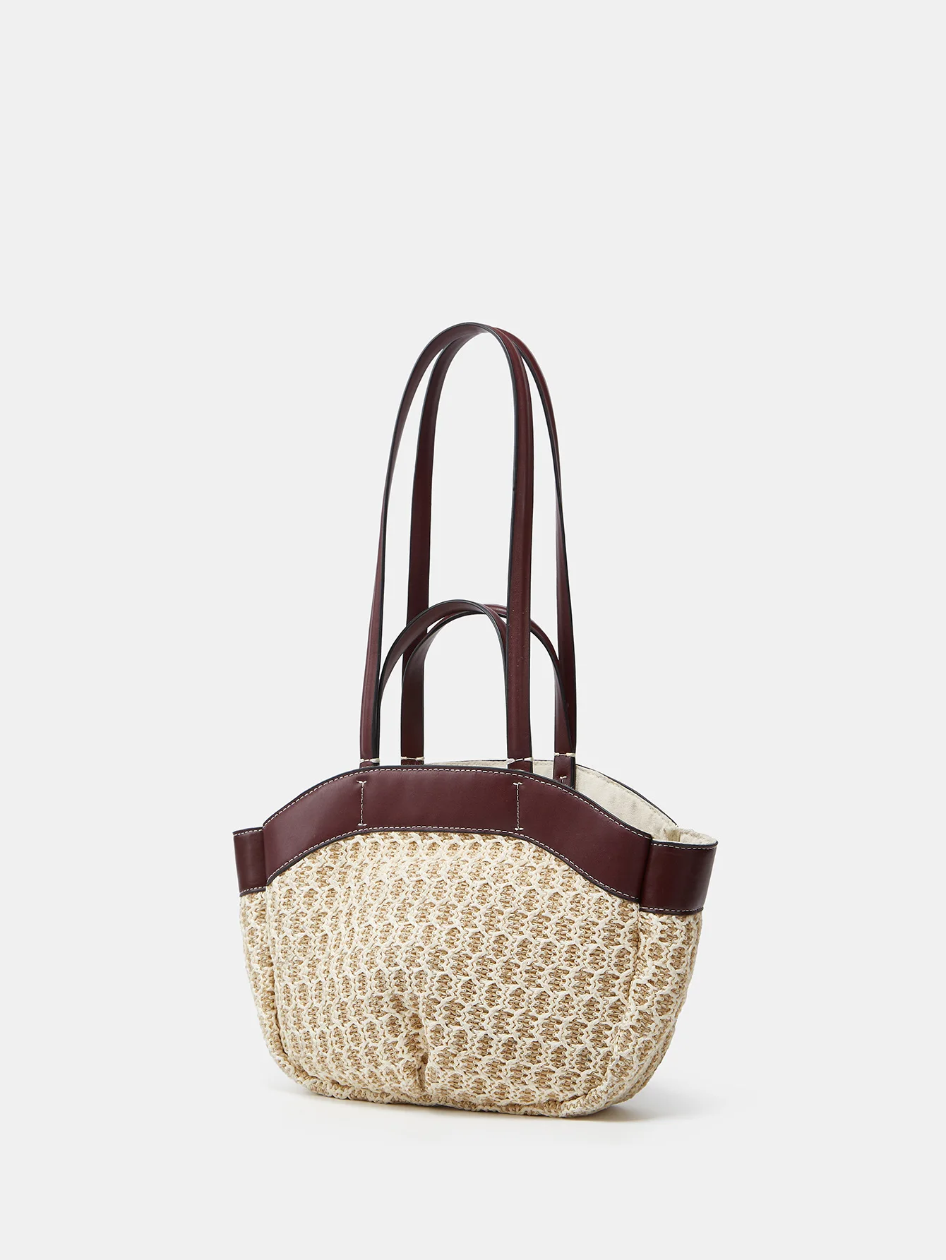 Woven Straw Bucket Tote - Large Summer Shopper 7 Sa39d486542db4b33a8797383423d5e2ae