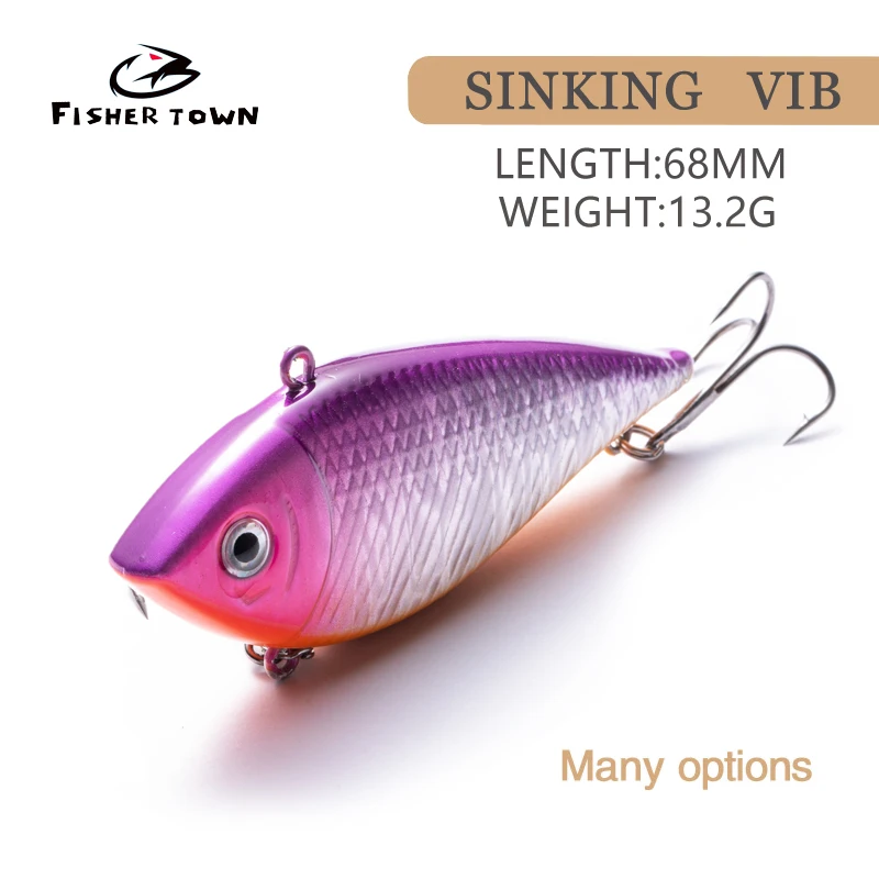 1PCS 13g 70mm VIB Vibra Fishing Bait Artificial Sinking Rotating Bait for Perch Fishing Equipment Tools Bait Bionic Fake Bait
1PCS 13g 70mm VIB Vibra Fishing Bait Artificial Sinking Rotating Bait for Perch Fishing Equipment Tools Bait Bionic Fake Bait