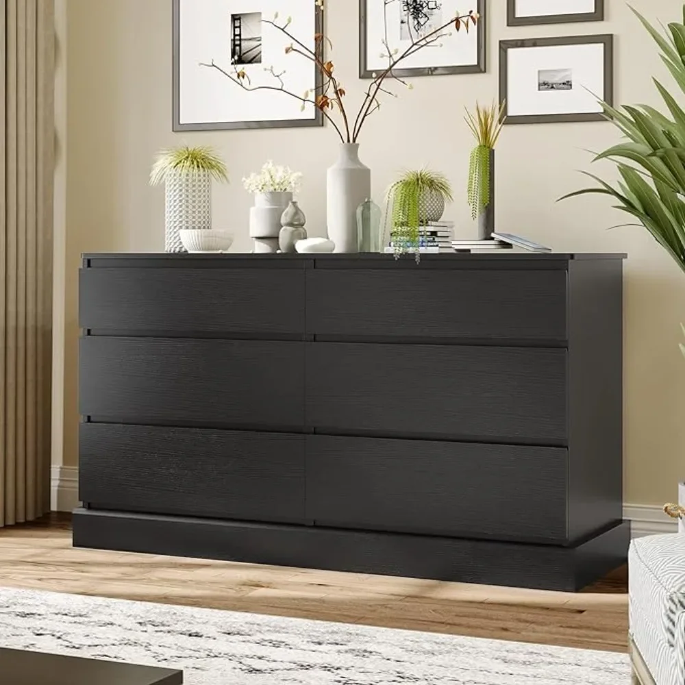 6 Drawer Dresser,Black Chest of Drawers,Storage Tower Clothes Organizer Closet,Double Dresser for Bedroom, Living Room, Entryway
6 Drawer Dresser,Black Chest of Drawers,Storage Tower Clothes Organizer Closet,Double Dresser for Bedroom, Living Room, Entryway
