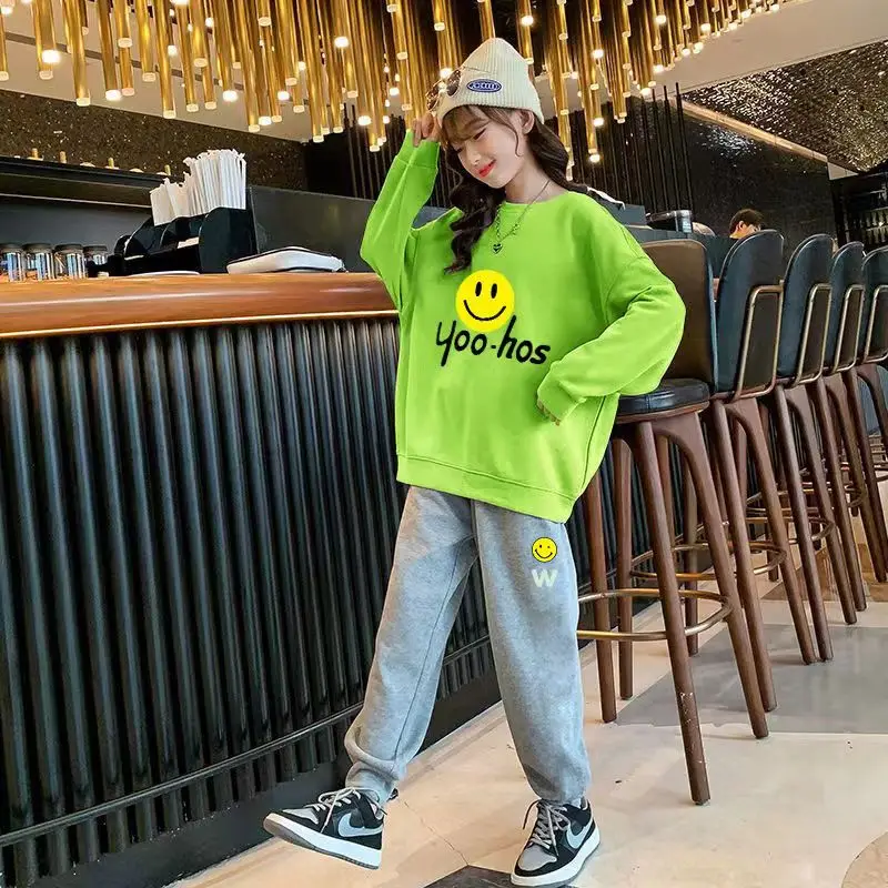 New Girls Set Spring Fall Baby Long Sleeved Hoodie Tee + Pants 2piece Sportswear Kids Casual Outfits Teenger Girl Clothes Suit
New Girls Set Spring Fall Baby Long Sleeved Hoodie Tee + Pants 2piece Sportswear Kids Casual Outfits Teenger Girl Clothes Suit