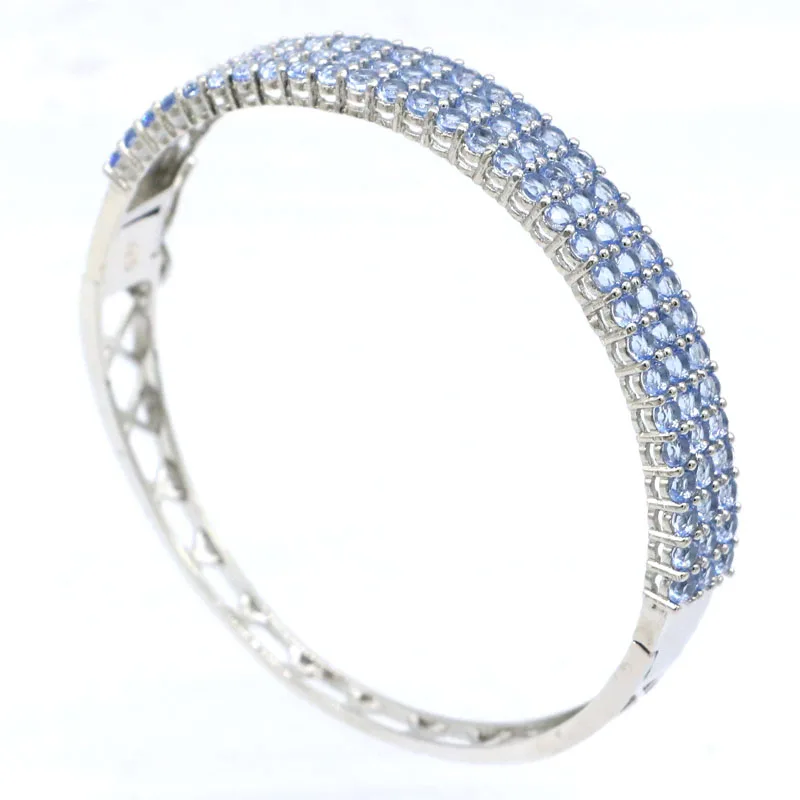 16g 925 SOLID STERLING SILVER BANGLE BRACELET Princess Cut Violet Tanzanite Green Peridot Rhodolite Garnet London Blue Topaz
16g 925 SOLID STERLING SILVER BANGLE BRACELET Princess Cut Violet Tanzanite Green Peridot Rhodolite Garnet London Blue Topaz