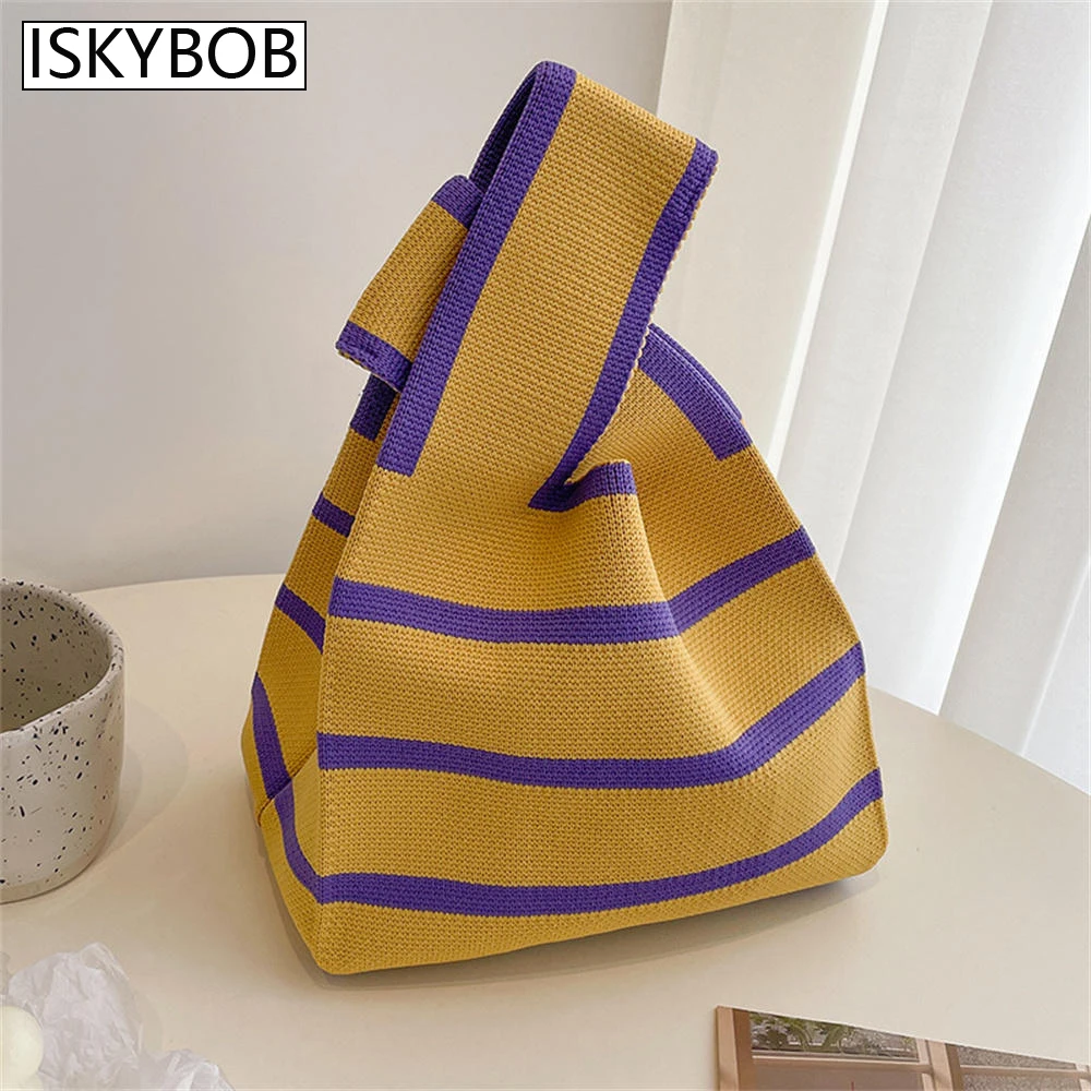 INS Summer Handbag for Women Knitted Wool Bucket Bag Japanese and Korean Style Versatile Carrying Casual Tote Bag
INS Summer Handbag for Women Knitted Wool Bucket Bag Japanese and Korean Style Versatile Carrying Casual Tote Bag