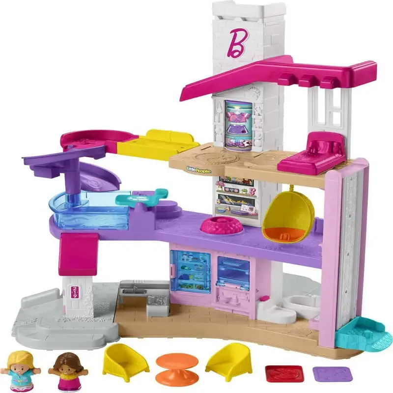 Little DreamHouse Toddler Playset with Music & Lights, 7 Pieces Howls moving castle topper cake Inyuasha music box Gifts for mom
Little DreamHouse Toddler Playset with Music & Lights, 7 Pieces Howls moving castle topper cake Inyuasha music box Gifts for mom