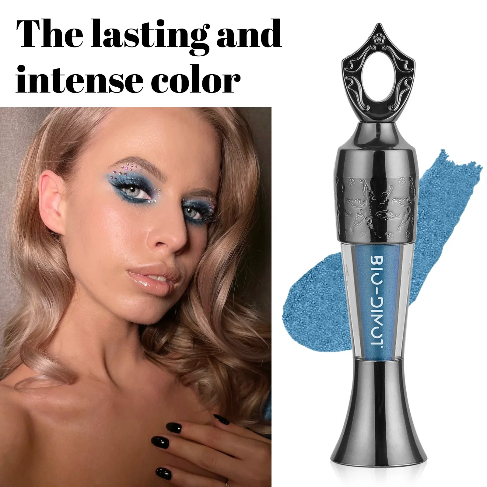 Blue Powder Eyeliner 2g by BIO-DIMOT, Long Lasting & Smudge Proof, Intense Color Eye Makeup for Swimming, Parties & Daily Use 11 Sa3a148f26f1049d0b47ca9780eb6e344X