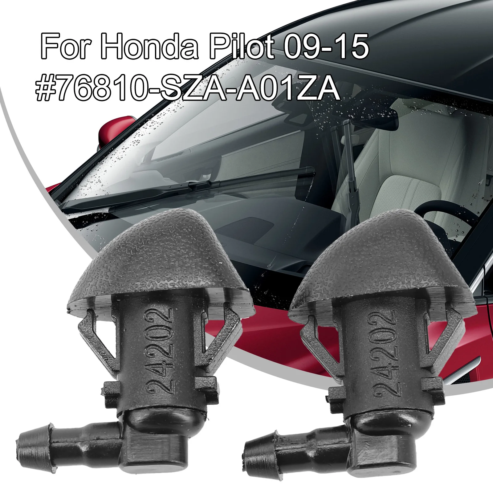 Washer Nozzle Nozzle 2pcs Auto Accessories For Front Windshield For Pilot 2009-2015 Front For Pilot 2009-2015 For Honda
Washer Nozzle Nozzle 2pcs Auto Accessories For Front Windshield For Pilot 2009-2015 Front For Pilot 2009-2015 For Honda