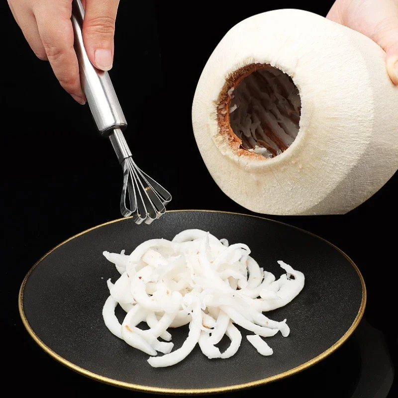 Stainless Steel Coconut Meat Removal Knife,fish scale processing tool,Multi-Purpose Stainless steel planer Кухонные инструменты
Stainless Steel Coconut Meat Removal Knife,fish scale processing tool,Multi-Purpose Stainless steel planer Кухонные инструменты