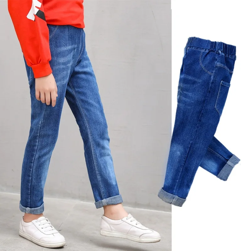 Girls Pants Spring Auntumn Childrens Jeans Kids Denim Trousers Baby Fashion Elastic Waist Jeans 2-7T Teenager Clothes
Girls Pants Spring Auntumn Childrens Jeans Kids Denim Trousers Baby Fashion Elastic Waist Jeans 2-7T Teenager Clothes