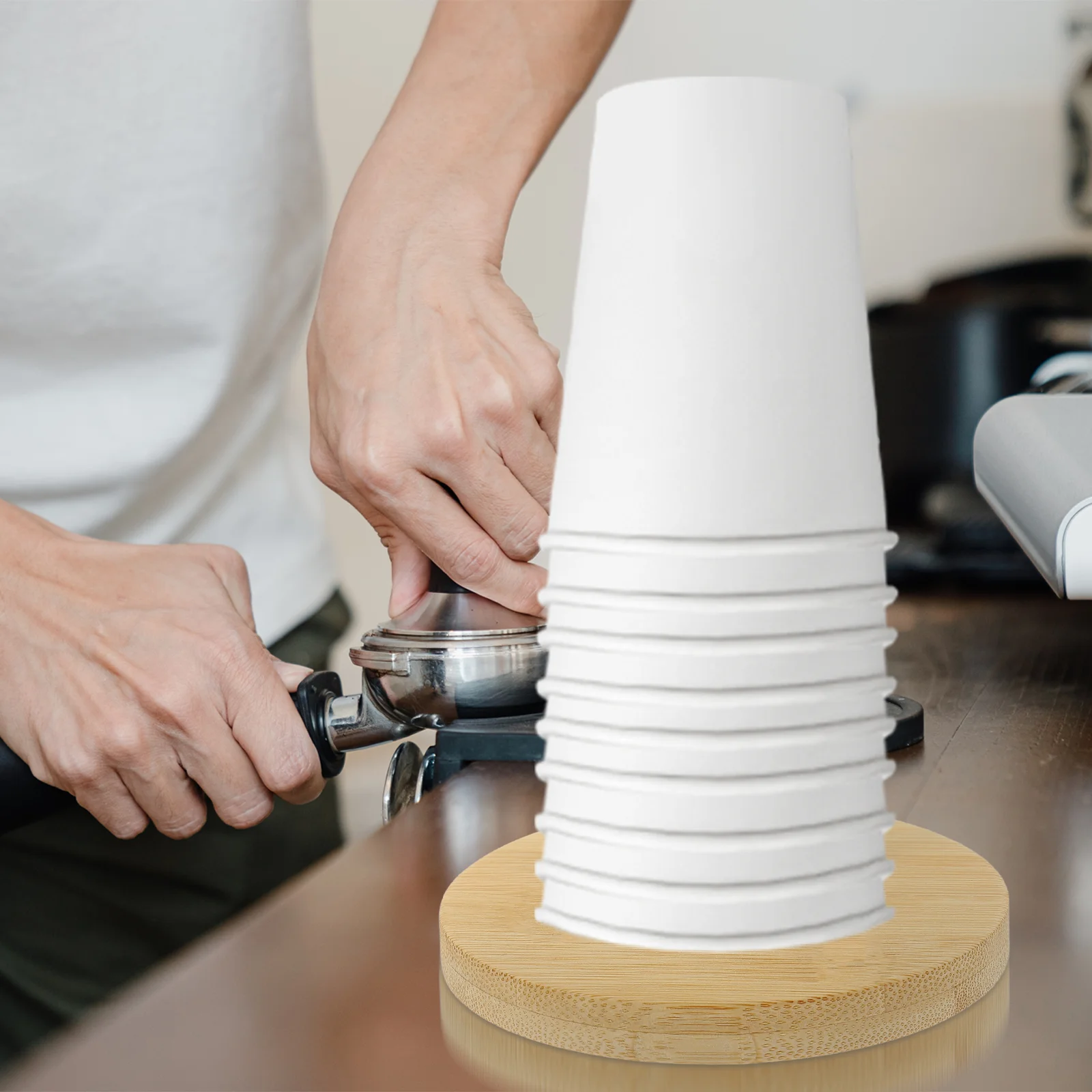 Bamboo Cup Holder Coffee Station Supplies Espresso Water Dispenser Paper Storage Bar Organizer for Office
Bamboo Cup Holder Coffee Station Supplies Espresso Water Dispenser Paper Storage Bar Organizer for Office