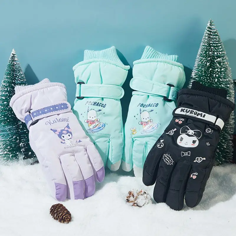 Kawaii Sanrio Ski Gloves Anime Cute Kuromi Pochacco Students Plush Warm Windproof Thickening Touchable Screen Gloves Girls Gifts
Kawaii Sanrio Ski Gloves Anime Cute Kuromi Pochacco Students Plush Warm Windproof Thickening Touchable Screen Gloves Girls Gifts
