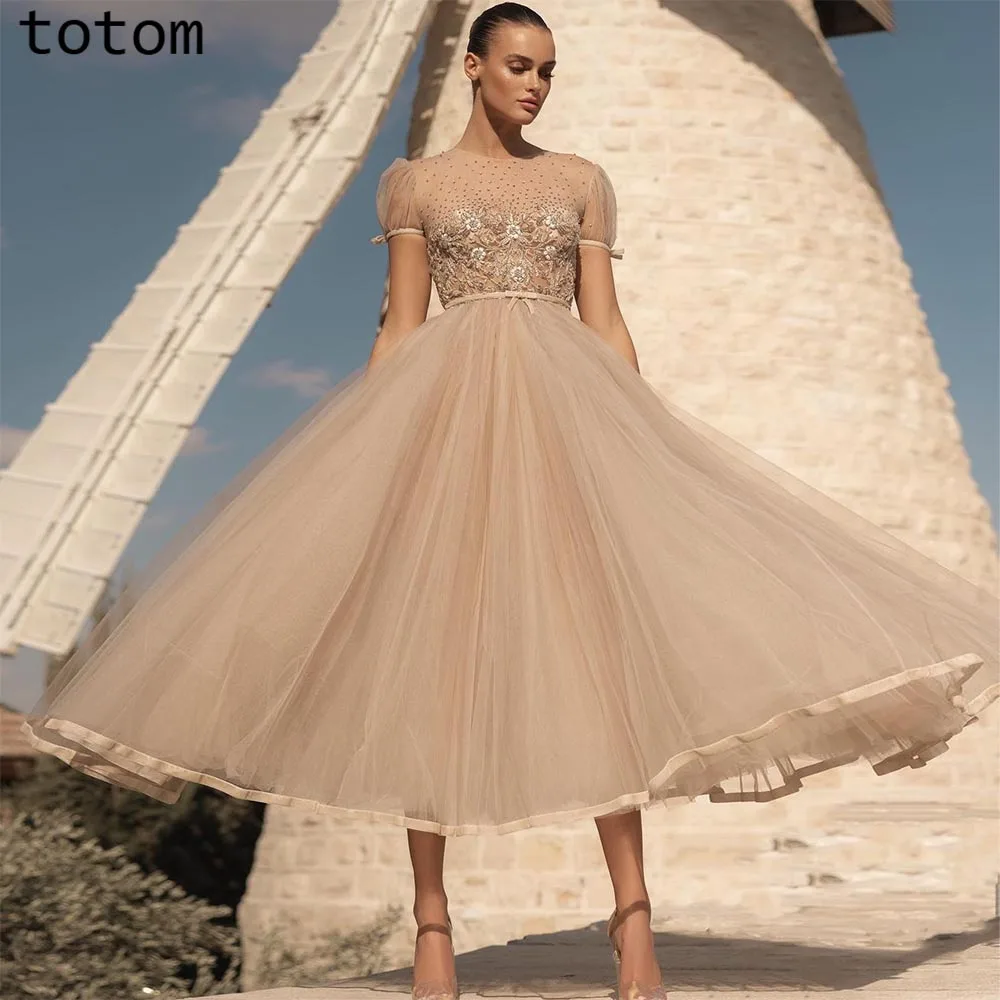 Glimmer Scoop Polka Dot Short Sleeve Formal Party Dresses Pastrol Tulle For Women Button Floral Print De Fiesta Custom Made Lady
Glimmer Scoop Polka Dot Short Sleeve Formal Party Dresses Pastrol Tulle For Women Button Floral Print De Fiesta Custom Made Lady
