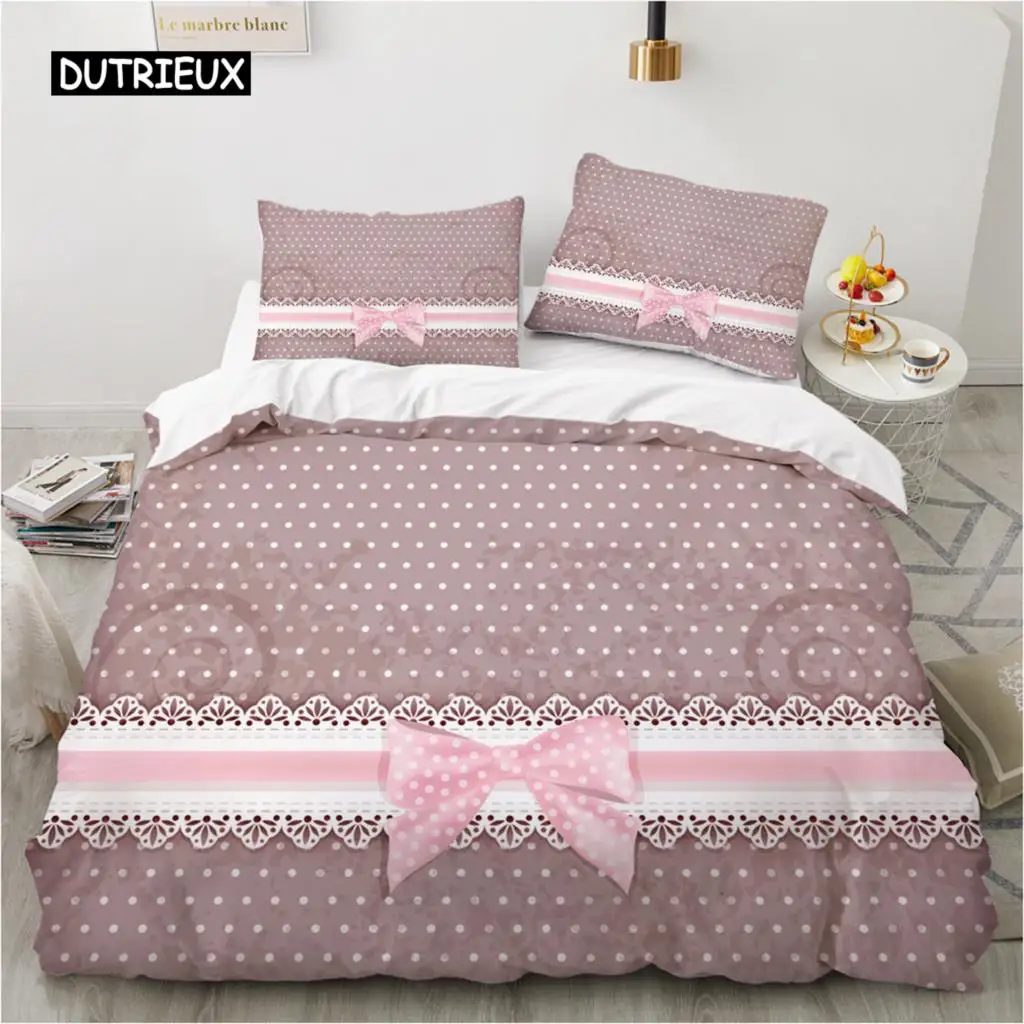 

Роскошный комплект постельного белья с 3D рисунком, Европейский, Королевский, двуспальный комплект пододеяльников, постельное белье, удобное одеяло/покрывало, Комплект постельного белья с бантом, розовый