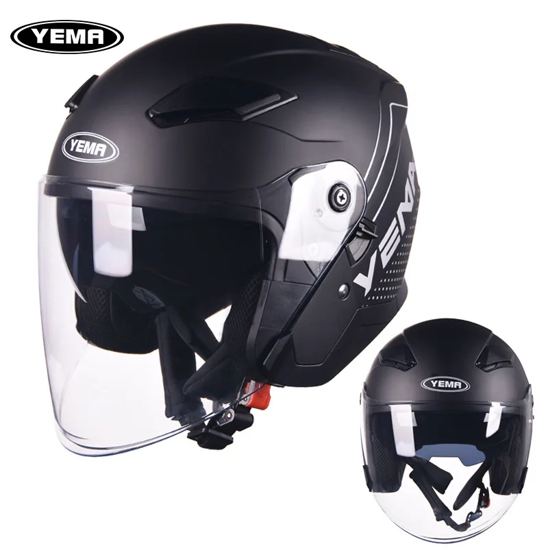 Mustang 3C Certified Helmet YM639S Motorcycle Men's and Women's Dual Mirror Half Helmet Extended Lens Four Seasons Helmet
Mustang 3C Certified Helmet YM639S Motorcycle Men's and Women's Dual Mirror Half Helmet Extended Lens Four Seasons Helmet