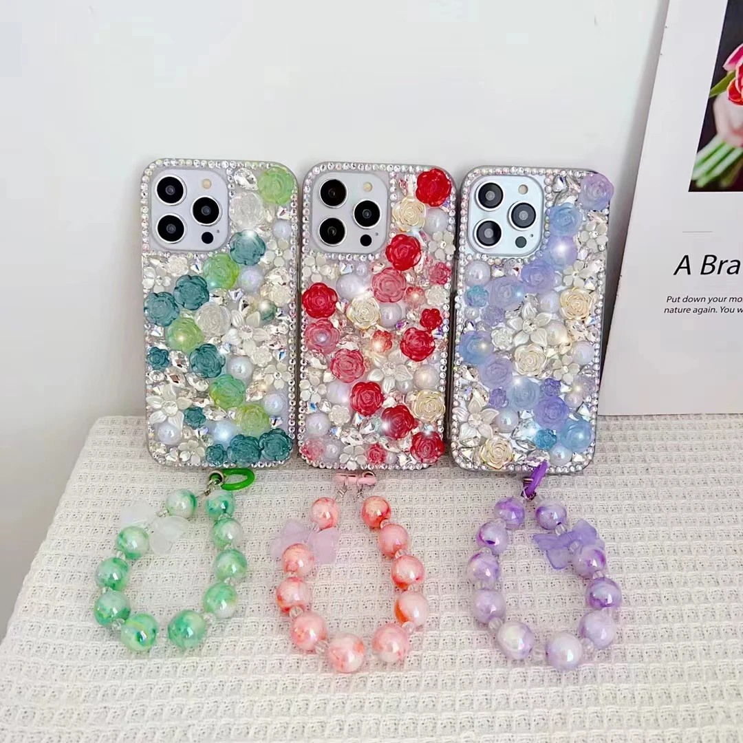 Crystal Diamond Laser Bow Pearl Wrist Flower Phone Case For iPhone 12 13 14 11 Pro Samsung Galaxy S22 S21 S23 FE Ultra Note 20
Crystal Diamond Laser Bow Pearl Wrist Flower Phone Case For iPhone 12 13 14 11 Pro Samsung Galaxy S22 S21 S23 FE Ultra Note 20