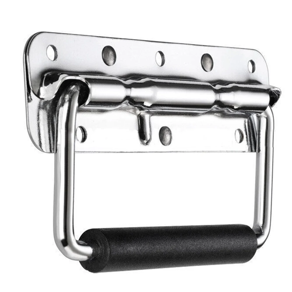 SUS304 Steel Spring Loaded Rubber Handle Carry Speaker Case Box 100mm120mm140mm Space Aluminum Door Handle Home Door Harware
SUS304 Steel Spring Loaded Rubber Handle Carry Speaker Case Box 100mm120mm140mm Space Aluminum Door Handle Home Door Harware