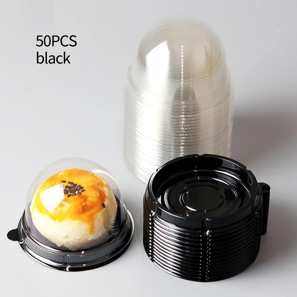 50PCS Round Plastic Moon Cake Box Transparent Blister Mooncake Box Egg Yolk Puff Crisp Packaging Box Baking Packing Container
50PCS Round Plastic Moon Cake Box Transparent Blister Mooncake Box Egg Yolk Puff Crisp Packaging Box Baking Packing Container