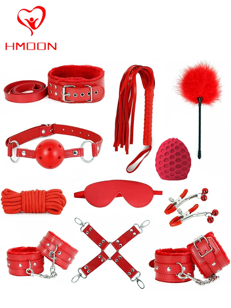 BDSM Bondage Restraint Set Sex Handcuffs Whip Anal Beads Anal Plug Bullet Butt Plug Vibrator S&M Fetish Sex Toy for Woman Adult BDSM Bondage Restraint Set Sex Handcuffs Whip Anal Beads Anal Plug Bullet Butt Plug Vibrator S&M Fetish Sex Toy for Woman Adult
