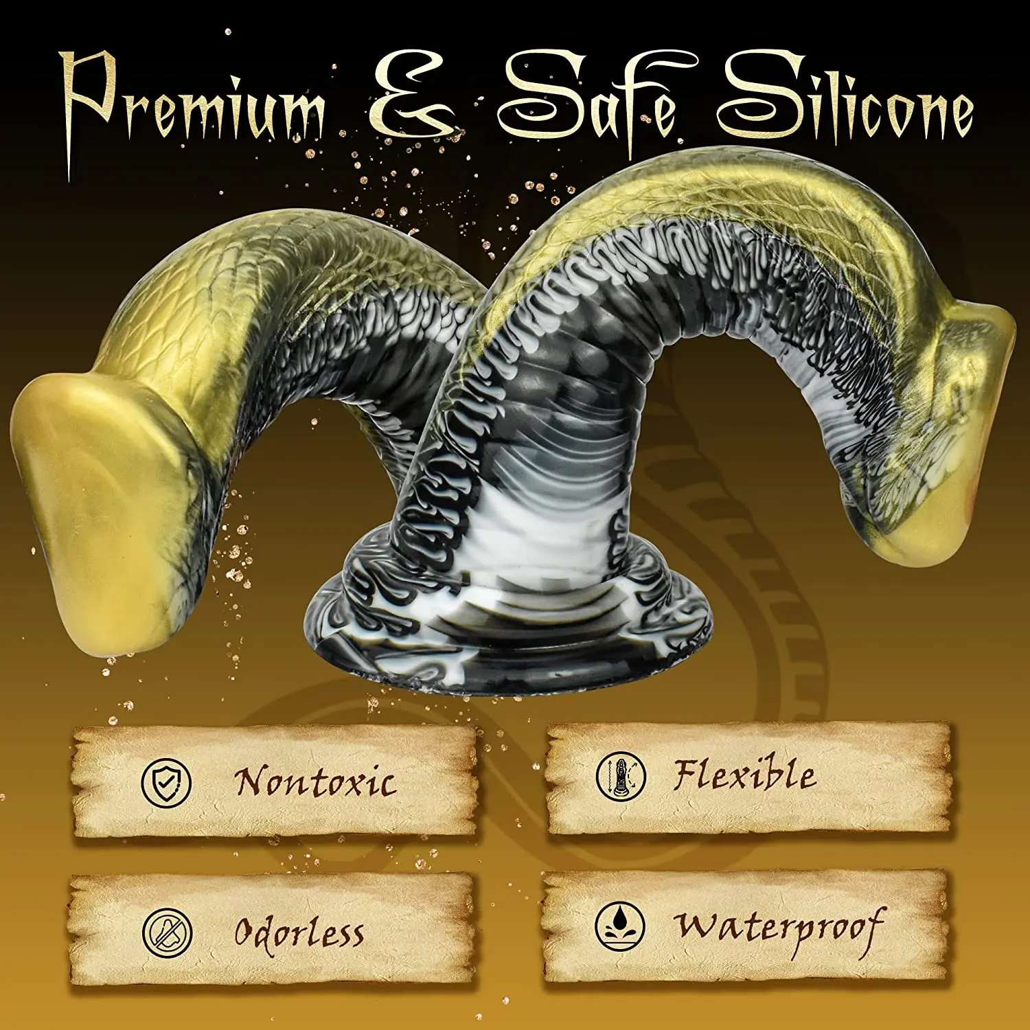 Snake Large Monster Dildo With Strong Suction Cup Silicone Animal Pennis Plug G-spot Prostate Stimulatie Sex Toy For Men Woman Snake Large Monster Dildo With Strong Suction Cup Silicone Animal Pennis Plug G-spot Prostate Stimulatie Sex Toy For Men Woman