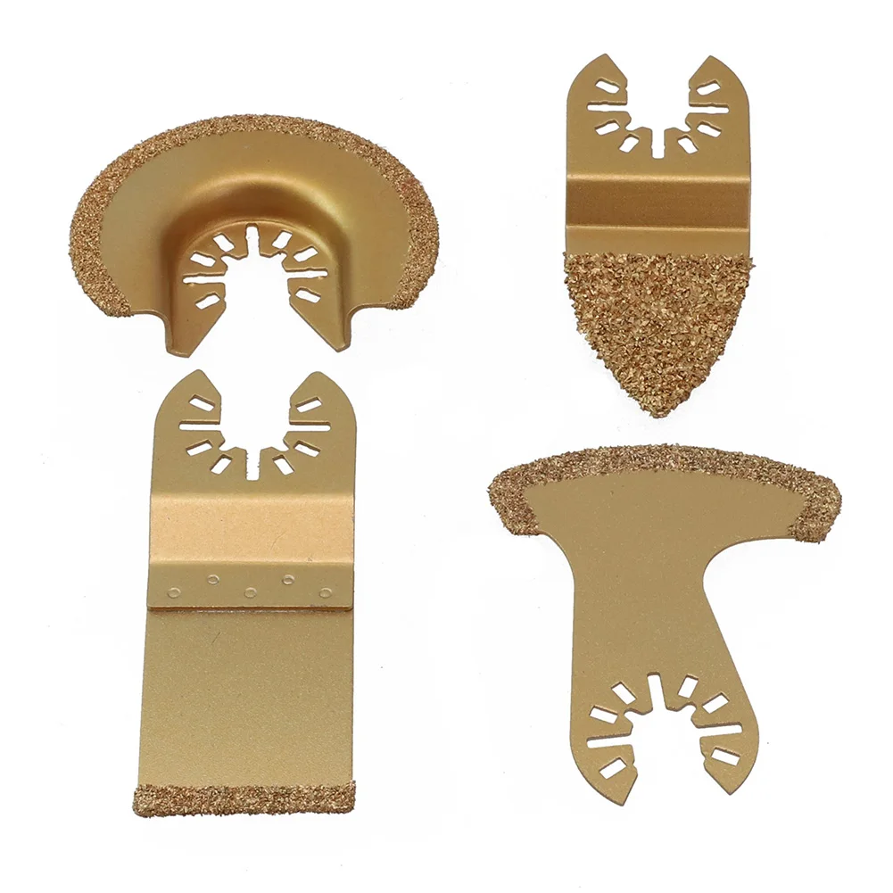 Oscillating Carbide Saw Blade 4pcs/Set Accessories Multifunction Tool Replacement Segment Saw Blades Spare Parts
Oscillating Carbide Saw Blade 4pcs/Set Accessories Multifunction Tool Replacement Segment Saw Blades Spare Parts