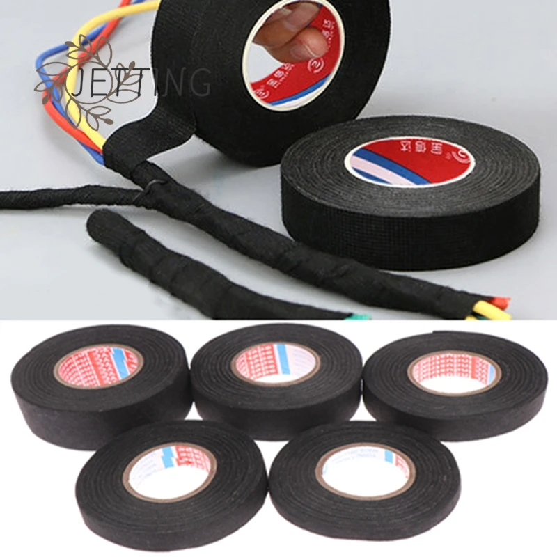 15m Heat Resistant Flame Retardant Tape Adhesive Cloth Electrical Heat Tape For Car Cable Harness Wiring Loom Protection
15m Heat Resistant Flame Retardant Tape Adhesive Cloth Electrical Heat Tape For Car Cable Harness Wiring Loom Protection