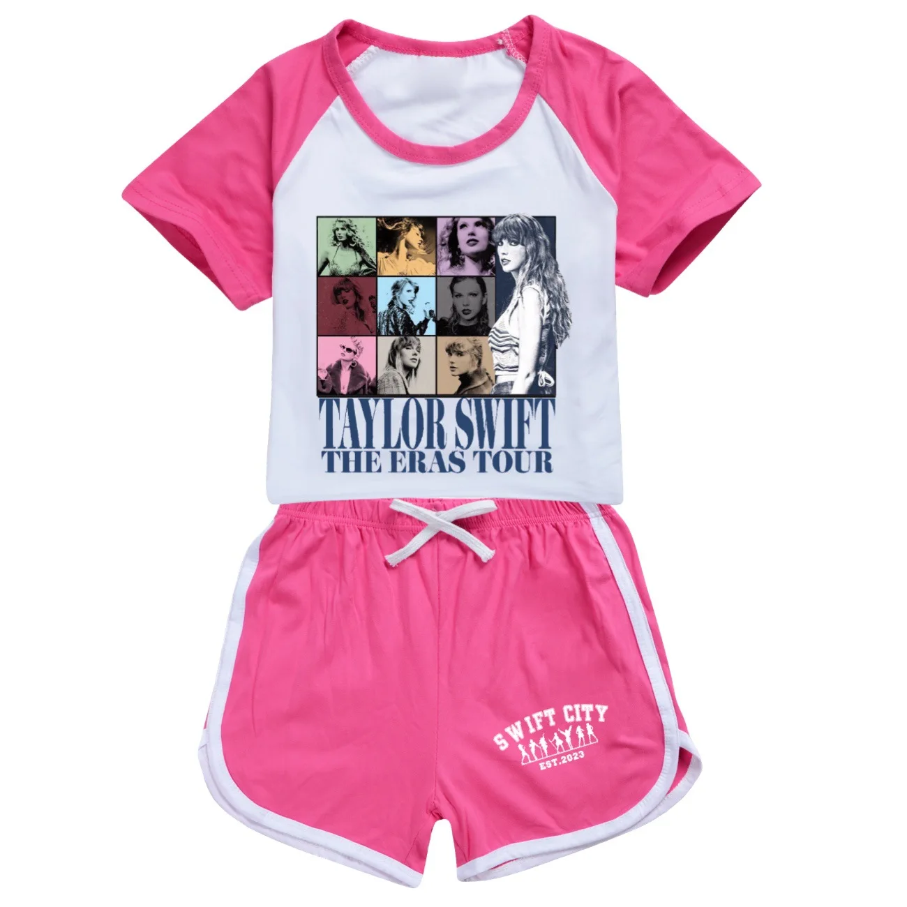 Taylor swift Girls Boy Summer Clothing Suits Kids Sports T shirt+Shorts 2PC Set Children Clothing Casual comfort outfits Pyjamas
Taylor swift Girls Boy Summer Clothing Suits Kids Sports T shirt+Shorts 2PC Set Children Clothing Casual comfort outfits Pyjamas