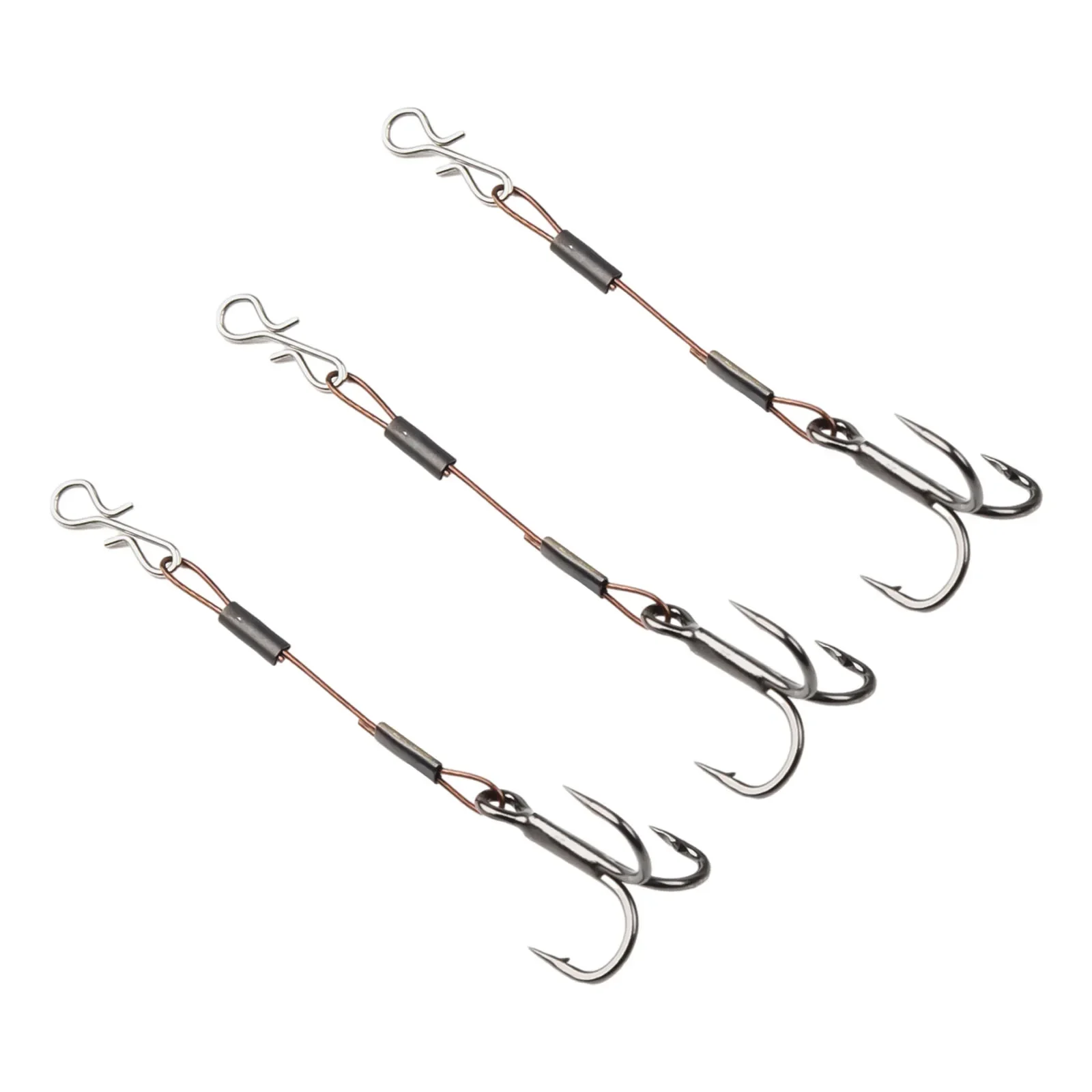 3pcs Pike Perch Bass Lure Fishing Stingers Treble Hooks Stainless Steel 3.5/5.5cm Random Color Fishing Tool Parts
3pcs Pike Perch Bass Lure Fishing Stingers Treble Hooks Stainless Steel 3.5/5.5cm Random Color Fishing Tool Parts