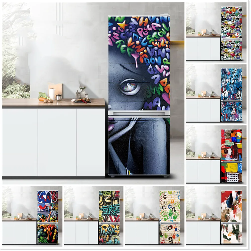 Letter Girl Art Graffiti Fridge Door Sticker Kitchen Decoration Wallpaper For Refrigerator Vinyl Self Adhesive Freezer Covering
Letter Girl Art Graffiti Fridge Door Sticker Kitchen Decoration Wallpaper For Refrigerator Vinyl Self Adhesive Freezer Covering
