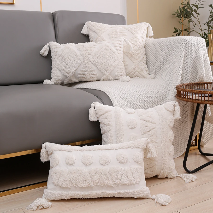 Tufted Morocco Cushion Cover Bohemian Style Pillow Cover for Living Room Decorative Pillowcase Boho Tassel Tufting Cushion Cover
Tufted Morocco Cushion Cover Bohemian Style Pillow Cover for Living Room Decorative Pillowcase Boho Tassel Tufting Cushion Cover
