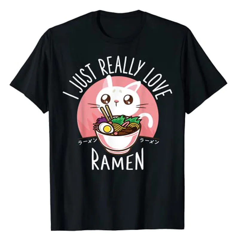 Love Ramen Japanese Noodles Shirt Kawaii Anime Cat Gifts T-Shirt Gifts Graphic Tee Tops Y2k Clothes Short Sleeve Basic Outfits
Love Ramen Japanese Noodles Shirt Kawaii Anime Cat Gifts T-Shirt Gifts Graphic Tee Tops Y2k Clothes Short Sleeve Basic Outfits