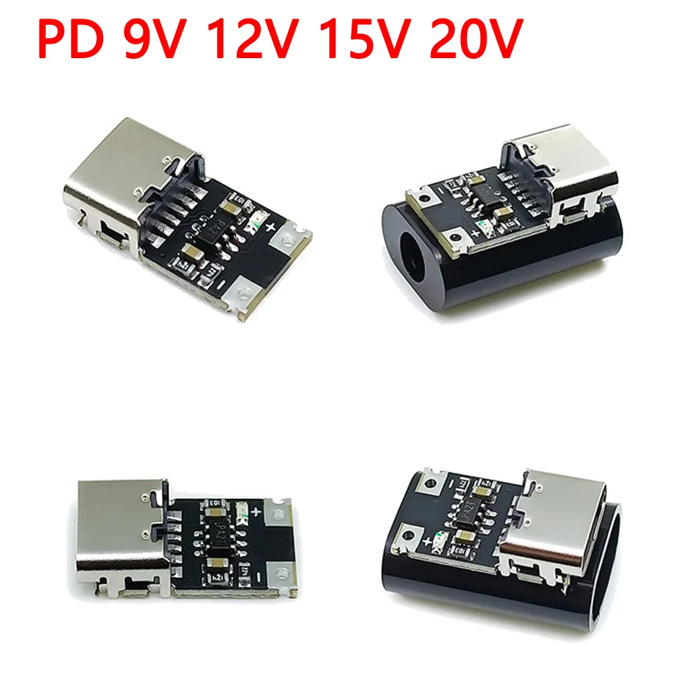 PD/QC 9V 12V 20V LDE Decoy Board Fast Charge PD decoy module PD 2 3.0 DC trigger cable USB Type-C male plug QC4 charge connector
PD/QC 9V 12V 20V LDE Decoy Board Fast Charge PD decoy module PD 2 3.0 DC trigger cable USB Type-C male plug QC4 charge connector