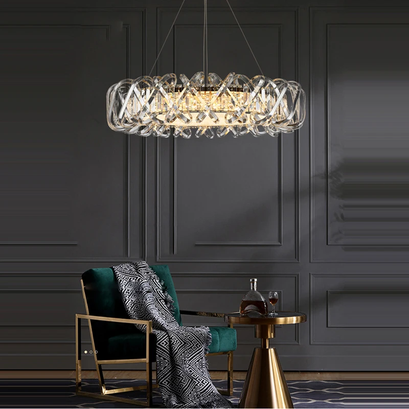 Dimmable Art Deco LED Iron Glass Chandelier Lighting Lustre Suspension Luminaire Lampen Hanging Lamps For Living Room
Dimmable Art Deco LED Iron Glass Chandelier Lighting Lustre Suspension Luminaire Lampen Hanging Lamps For Living Room