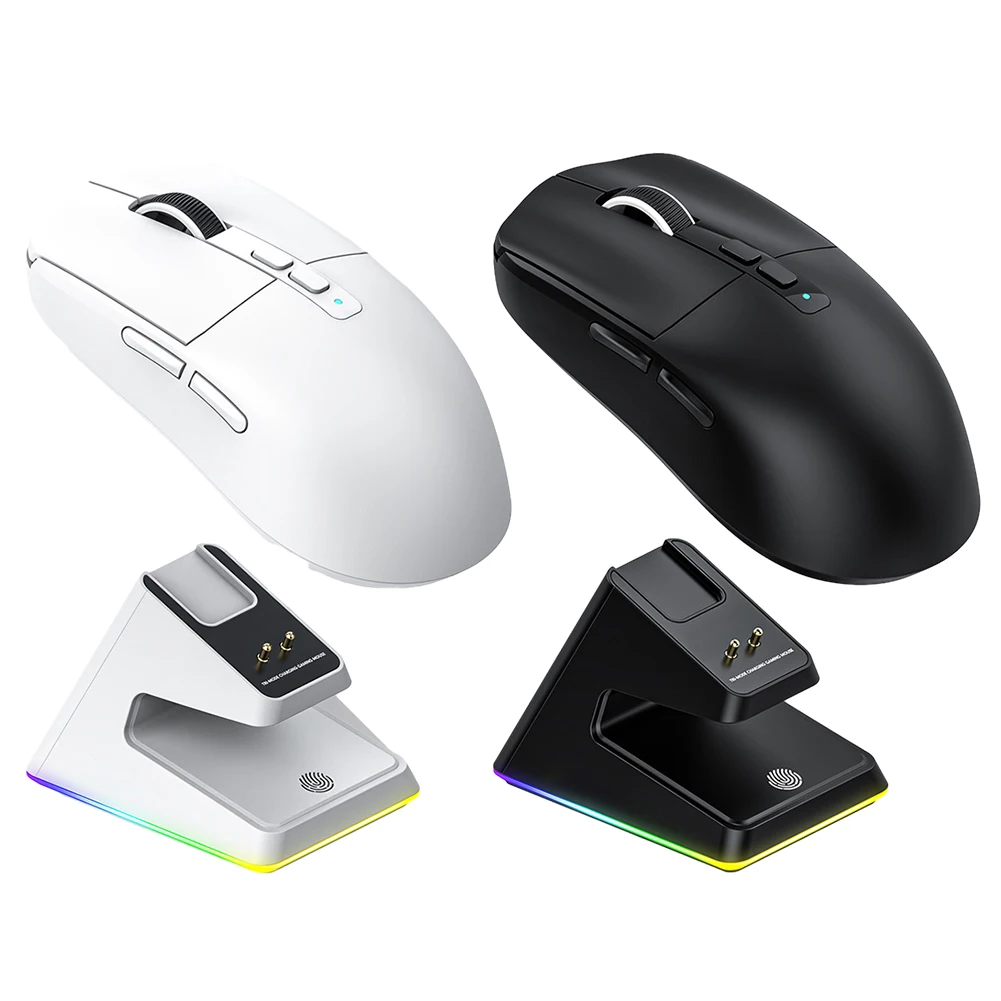 

X6 3 Modes Mouse Ergonomic Design High Precision Mice Portable Wired/2.4G/Wireless Connection Mouse Adjustable DPI RGB Lighting