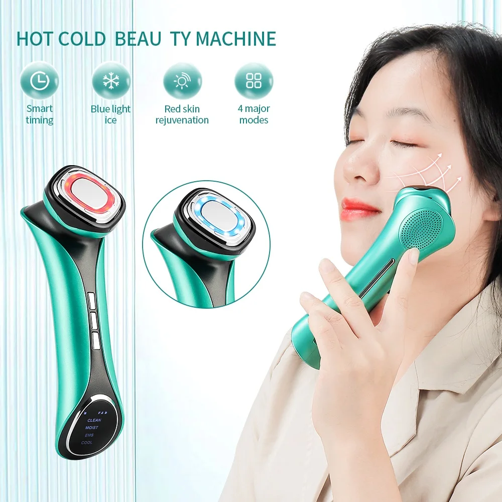 Hot&Cold Treatment Facial Heating Cooling Massager EMS Skin Lifting LED Photon Calm Skin Shrink Pores Remove Edema Ice Cooler
Hot&Cold Treatment Facial Heating Cooling Massager EMS Skin Lifting LED Photon Calm Skin Shrink Pores Remove Edema Ice Cooler