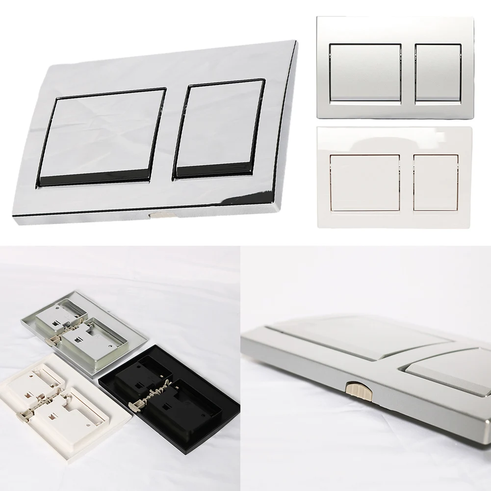1pcs Dual Flush Plate For Geberit ALPHA 15 Chrome Dual Flush Plate For Cistern 115.045.11.1 Plastic Plate Home Bathroom Parts
1pcs Dual Flush Plate For Geberit ALPHA 15 Chrome Dual Flush Plate For Cistern 115.045.11.1 Plastic Plate Home Bathroom Parts
