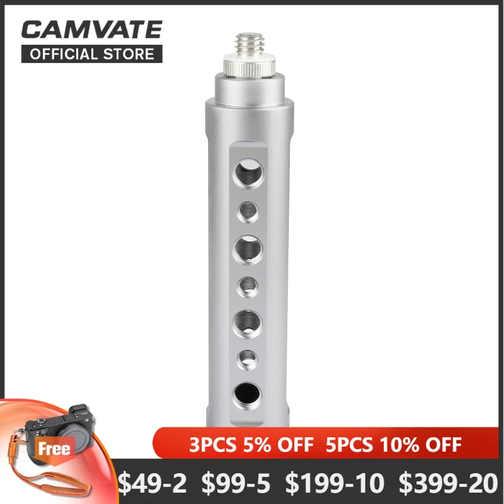 Рукоятка camvataluminium для камеры с наружной резьбой 3/8 дюйма-16 дюймов до 1/4 дюйма-20 дюймов с наружной резьбой для видео/монитора/вспысветильник в...
Рукоятка camvataluminium для камеры с наружной резьбой 3/8 дюйма-16 дюймов до 1/4 дюйма-20 дюймов с наружной резьбой для видео/монитора/вспысветильник в...