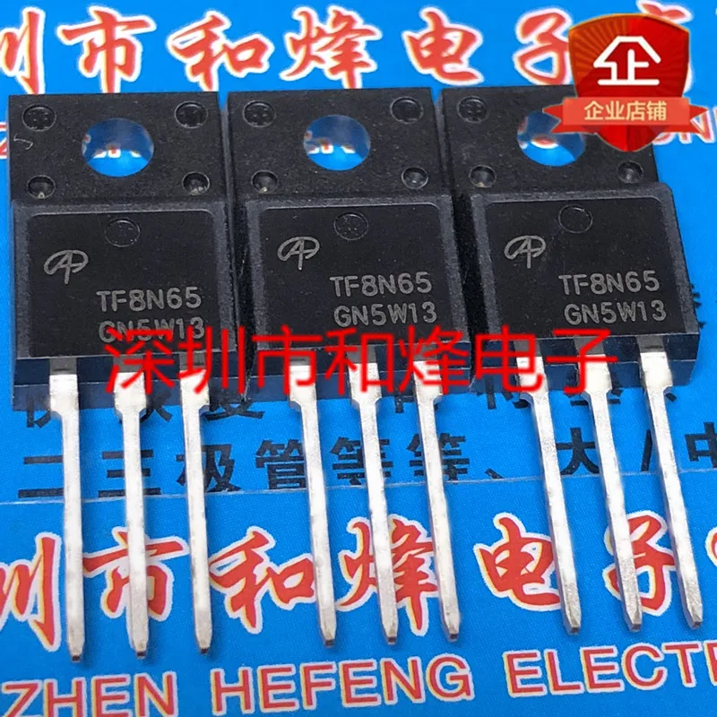 

AOTF8N65 TF8N65 New and original TO-220F 650V 8A Power MOS field effect tube Electronic integrated circuit IC to220