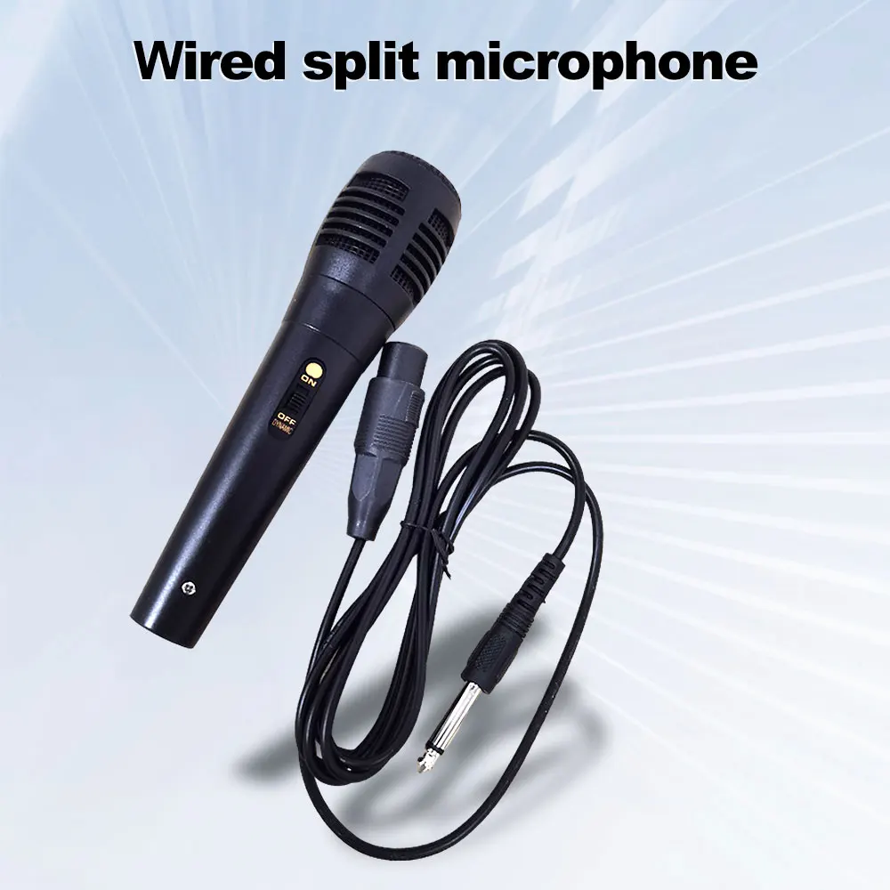 

3.5mm/6.5mm Wired Microphone Portable Dynamic KTV Handheld Microphone Noise Reduction Microphone For Karaoke Speaker