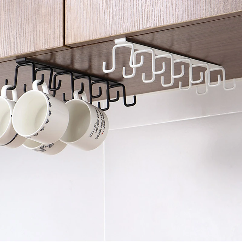 Iron 12 Hooks Storage Shelf Wardrobe Cabinet Metal Under Shelves Mug Cup Hanger Bathroom Kitchen Organizer Hanging Rack Holder
Iron 12 Hooks Storage Shelf Wardrobe Cabinet Metal Under Shelves Mug Cup Hanger Bathroom Kitchen Organizer Hanging Rack Holder
