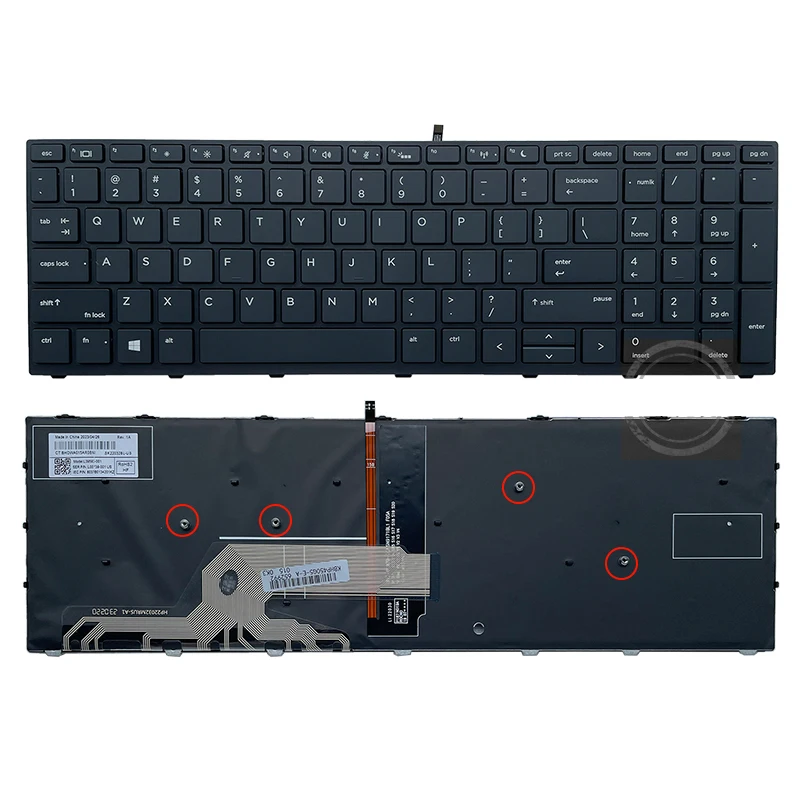 For HP PROBOOK 450 G5 455 G5 470 G5 650 G4 650 G5 laptop replace keyboard For HP PROBOOK 450 G5 455 G5 470 G5 650 G4 650 G5 laptop replace keyboard