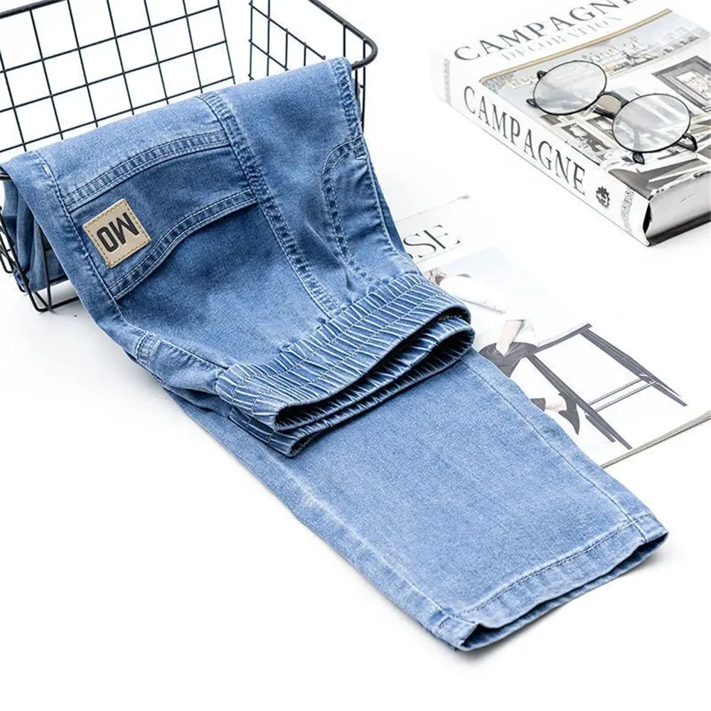 

Autumn Spring Big Size 3xl Harem Jeans Elestic High Waist Strench Loose Denim Pants Vintage Blue Vaqueros Woman Fashion Trousers