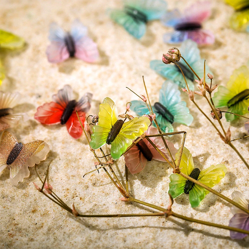 30PCS 3D Matte Resin Butterfly Nail Art Charms Gradient Color Gradient Color Nail Decoration Butterflies Manicure Supplies Parts
30PCS 3D Matte Resin Butterfly Nail Art Charms Gradient Color Gradient Color Nail Decoration Butterflies Manicure Supplies Parts