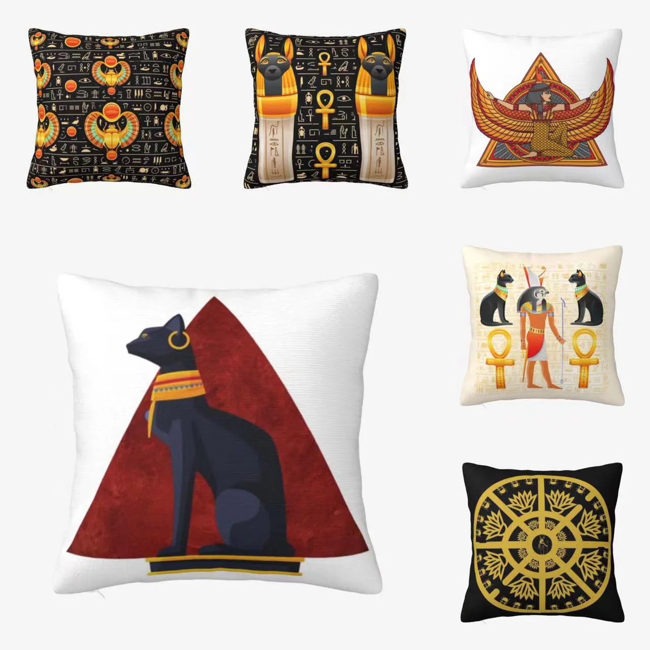 Ancient Egypt Egyptian Square Pillowcase Polyester Pillow Cover Velvet Cushion Zip Decorative Egyptian writing Throw Pillow
Ancient Egypt Egyptian Square Pillowcase Polyester Pillow Cover Velvet Cushion Zip Decorative Egyptian writing Throw Pillow