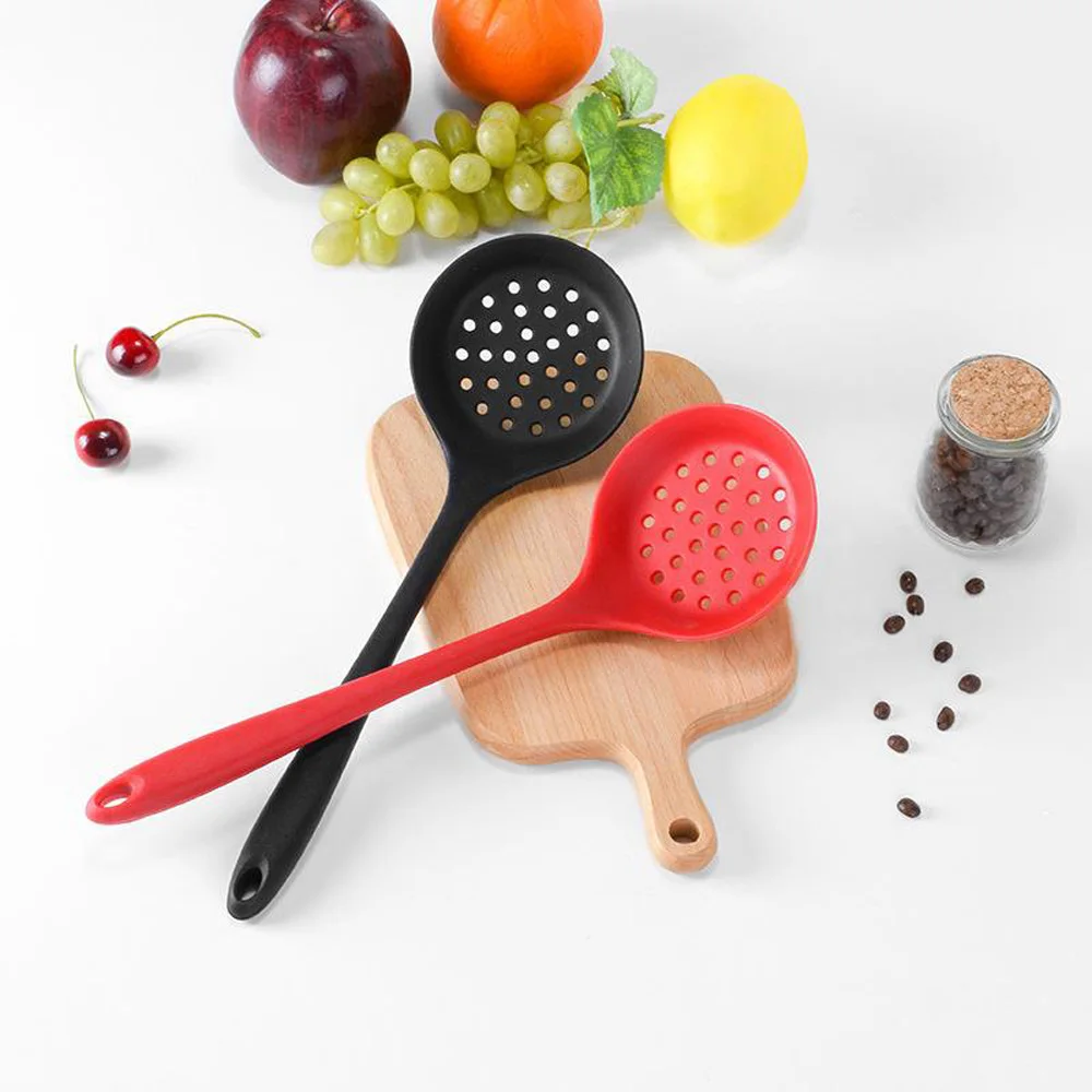 Heat Resistant Non-Stick Cooking Tool Sifting Home Kitchen Strainer Filter Spoon Colander Oil Skimmer
Heat Resistant Non-Stick Cooking Tool Sifting Home Kitchen Strainer Filter Spoon Colander Oil Skimmer