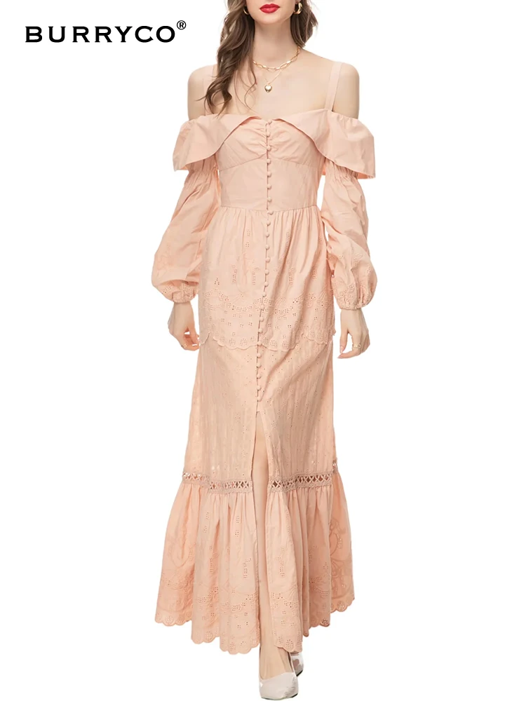 BURRYCO Spring 2024 Women's New Embroidered Hanging Strap, Bra Panel, Ruffle Lace Fashion Dress
BURRYCO Spring 2024 Women's New Embroidered Hanging Strap, Bra Panel, Ruffle Lace Fashion Dress