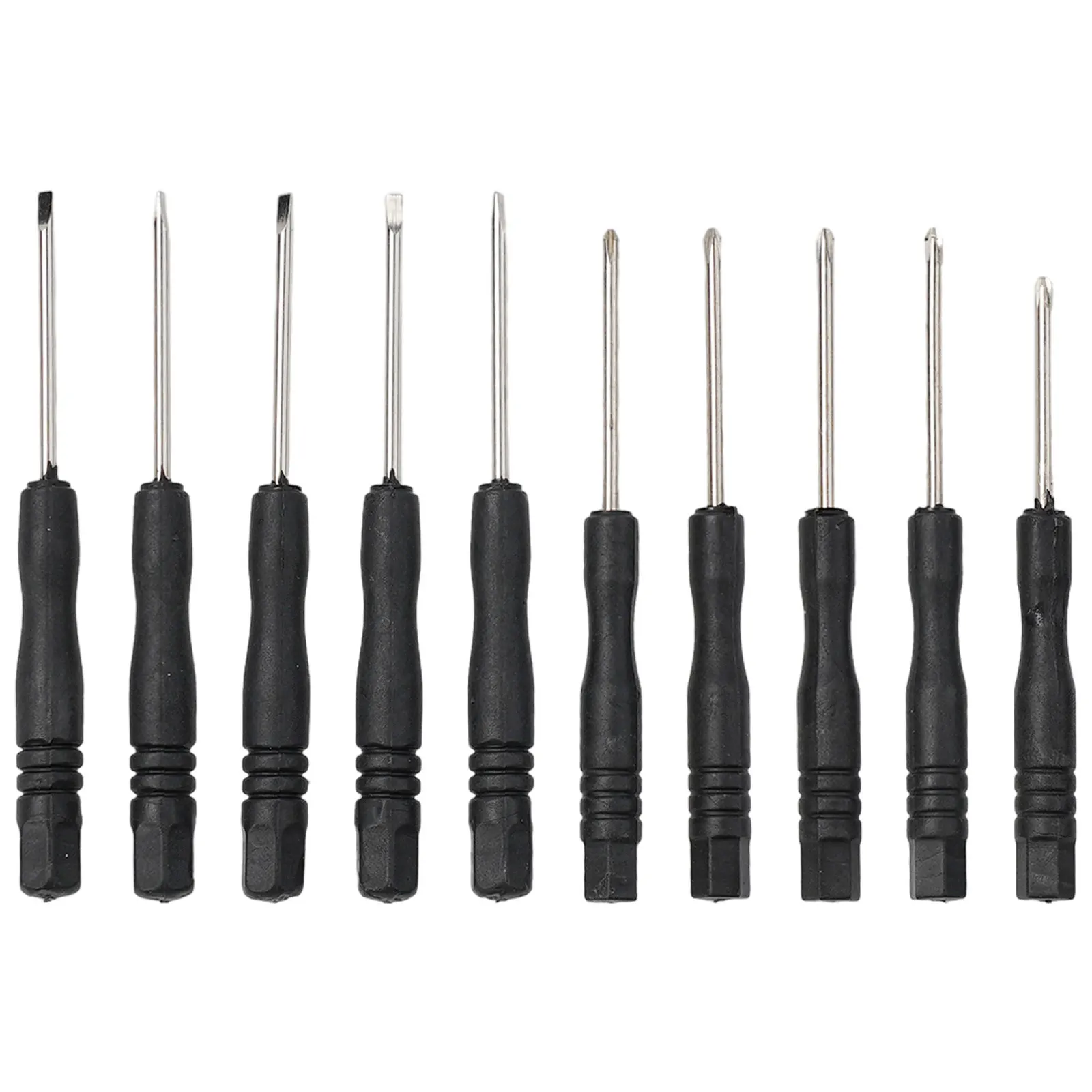 10Pcs 82mm Small Screwdriver Set Slotted Cross Screwdrivers 2mm Cutter Head For Repair Disassemble Toys Tools Accessories
10Pcs 82mm Small Screwdriver Set Slotted Cross Screwdrivers 2mm Cutter Head For Repair Disassemble Toys Tools Accessories