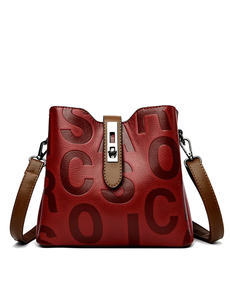Retro Women Luxury Leather Purses and Handbags Female Designer Shoulder Messenger Bag 3 Layers Tote Flowers Letter Bucket Sac
Retro Women Luxury Leather Purses and Handbags Female Designer Shoulder Messenger Bag 3 Layers Tote Flowers Letter Bucket Sac