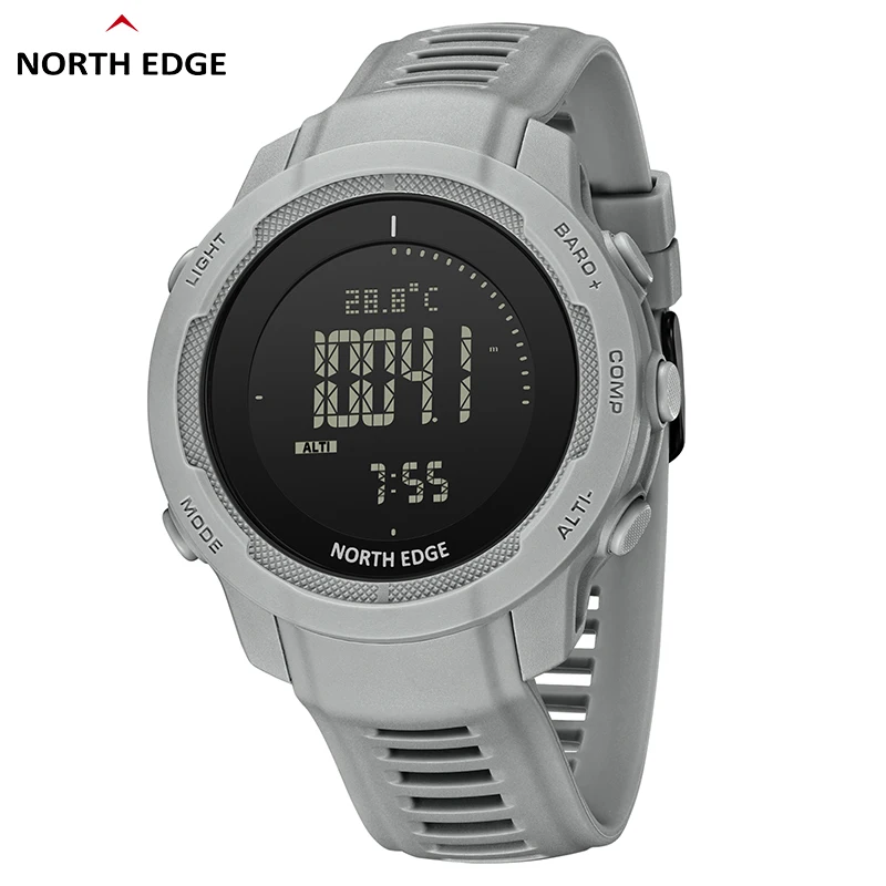 

NORTH EDGE New Vertico Men Digital Watch Military Sports Watches Waterproof Altimeter Barometer Compass Alarm Outdoor Wristwatch