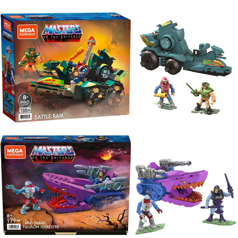 Megabloks Mega Construx Masters of the Universe Origins Land Shark Attack Vehicle Construction Set, Building Toys for Boys
Megabloks Mega Construx Masters of the Universe Origins Land Shark Attack Vehicle Construction Set, Building Toys for Boys